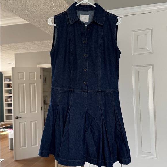 reformation arella denim dress Reformation Arella Denim Dress